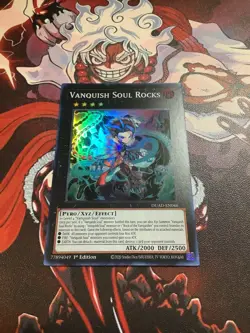 Yugioh! Vanquish Soul Rocks - DUAD-EN046 - Super Rare - 1st Edition Near Mint, E - Image 1
