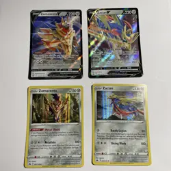 Zamazenta V Zacian V - Pokemon TCG - Legendary Warriors Promos + Code Card - Image 1
