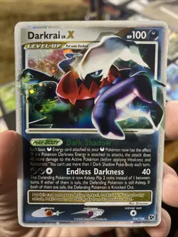 Pokemon Darkrai LV.X Holo Rare TCG Card 104/106 Great Encounters Series LP - Image 1