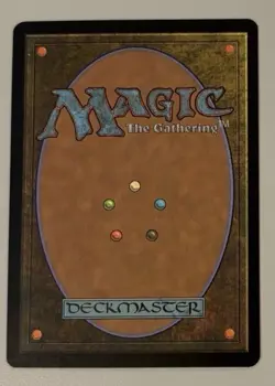 Mtg Magic Black Border Blank Front Mtg Magic Card Back Filler Misprint Error - Image 2