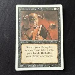 MTG Revised Edition - Demonic Tutor - Image 1