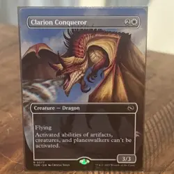 Clarion Conqueror (Borderless) Tarkir: Dragonstorm Regular 377 NM MTG - Image 1