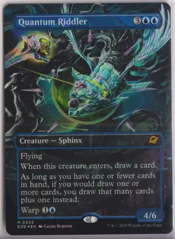 MTG Quantum Riddler (Borderless) Edge of Eternities Foil - Image 1