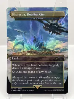 mtg FF English version foil Buelba, City in the Sky Promo City of Brass - Image 1
