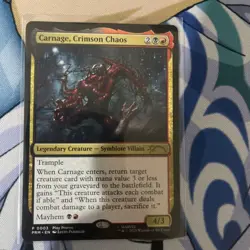 mtg standard showdown winning promo crimson chaos carnage english version - Image 1