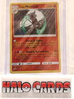 PACK FRESH Pokemon Crimson Invasion - Alolan Marowak - 12/111 - Holo Rare HF - Image 1