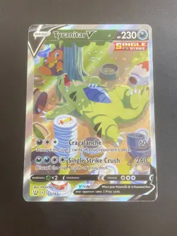 Pokemon TCG Tyranitar V 155/163 Alternative Art Battle Styles Moderately Played - Image 1