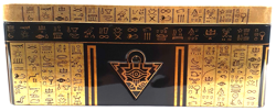 YuGiOH 2021 MEGA TIN! GOLD TIN OF ANCIENT BATTLES “EMPTY” COLLECTOR TIN - Image 3