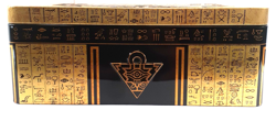 YuGiOH 2021 MEGA TIN! GOLD TIN OF ANCIENT BATTLES “EMPTY” COLLECTOR TIN - Image 5