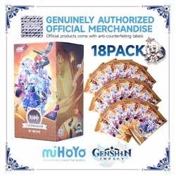 Vol.1 NEW SHININGSOUL GENSHIN IMPACT Official TCG Booster Box Anime Game Card - Image 1