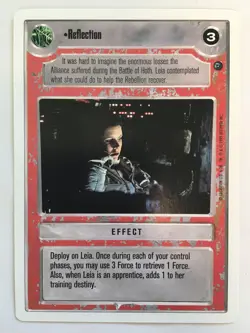 Star Wars CCG Decipher Dagobah WB Revised Reflection Rare Card NM/M SWCCG 1999 - Image 1