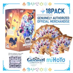 New Upgraded SHININGSOUL GENSHIN IMPACT Official TCG Booster Box Anime Game Card - Image 1