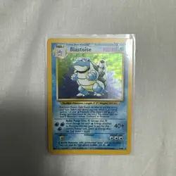 Pokemon TCG Blastoise Holo Card 2/102 Base Set Good Condition WOTC 1999 - Image 1