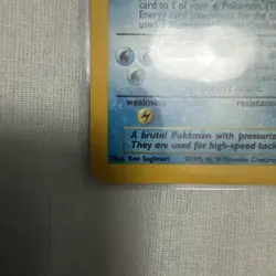 Pokemon TCG Blastoise Holo Card 2/102 Base Set Good Condition WOTC 1999 - Image 4