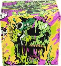 (Melting Skulls) 100+ Card Custom Art MTG Commander Deck Box with Storage - Image 2