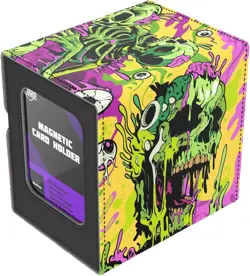 (Melting Skulls) 100+ Card Custom Art MTG Commander Deck Box with Storage - Image 3
