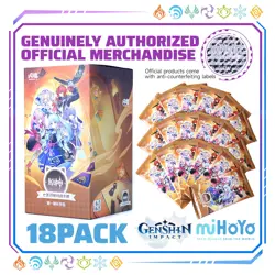 Original SHININGSOUL GENSHIN IMPACT Official TCG Booster Box Anime Game Card - Image 1