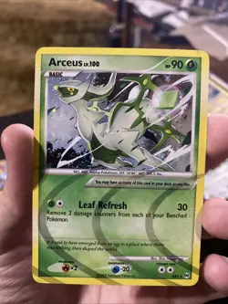 Pokemon Arceus AR2 Platinum Holo Rare Card NM Condition - Image 1