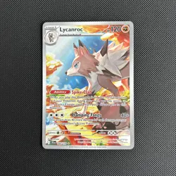 Pokemon TCG Journey Together Lycanroc Illustration Rare Card 166/159 Fresh Pack - Image 1