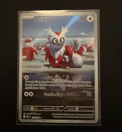 Pokemon TCG Mega Evolution Delibird 152/132 Illustration Rare Card English NM - Image 1