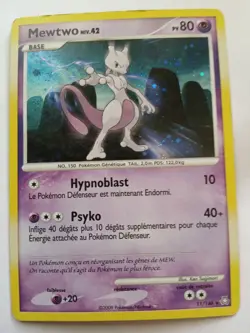 Mewtwo - 11/146 - 2009 Holo Pokemon Card - Very Good - FR - Image 1