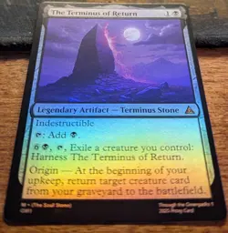 THE TERMINUS OF RETURN Foil - (The Soul Stone) - Custom MTG Card - High Quality - Image 3