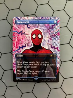 MTG | Spider-man Secret Lair | Brainstorm (7019) | 🚫🌟Non-Foil 🌟🚫 - Image 1