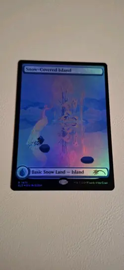 Snow-covered Island - NM FOIL - Secret Lair - SLD 1474 - MTG Magic - Image 1
