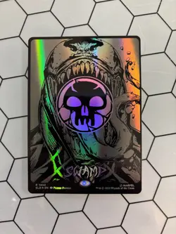MTG | Spider-man Secret Lair | Venom Swamp (1952) | 🙌🏼🌟Raised Foil 🌟🙌🏼 - Image 1