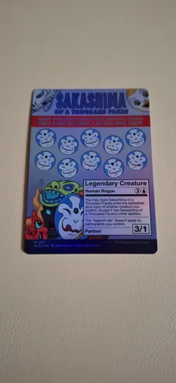 Sakashima Of A Thousand Faces - NM FOIL - Secret Lair - SLD 1541 - MTG Magic - Image 2