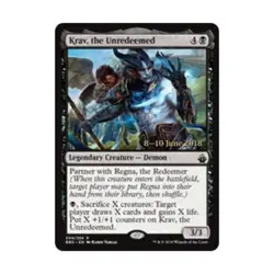 WOTC MtG Launch Party & Release Event Promos Krav Unredeemed (P) (Foil) NM - Image 1