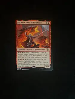 Orthion, Hero of Lavabrink [March of the Machine] Magic MTG Cards NM/LP - Image 1