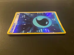2007 Pokemon Water Energy 105/108 Reverse Holo Lightly Played Slight Curl - Image 4