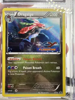Dragalge Pokemon (2014) Black Star Promos- XY10 Flashfire Prerelease CGC 9 - Image 2