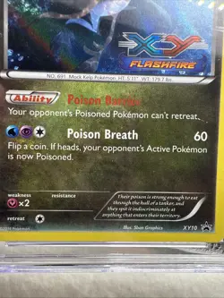 Dragalge Pokemon (2014) Black Star Promos- XY10 Flashfire Prerelease CGC 9 - Image 5