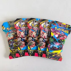 NEW Pokemon TCG: Mega Evolution Sleeved Booster Packs Lot of 5 SEALED - Image 2