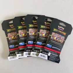 NEW Pokemon TCG: Mega Evolution Sleeved Booster Packs Lot of 5 SEALED - Image 5