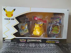 Pokemon Celebrations Premium Figure Collection Pikachu Vmax Box New Sealed - Image 1