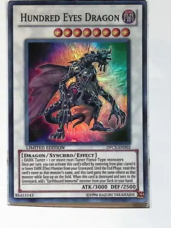 Hundred Eyes Dragon - DPC5-EN003 - Super Rare - Limited Edition - Yugioh - Image 1