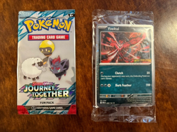 POKEMON TCG MEGA EVOLUTIONS YVETAL HOLO PROMO CARD + SCARLET & VIOLET FUN PACK - Image 1