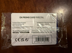 POKEMON TCG MEGA EVOLUTIONS YVETAL HOLO PROMO CARD + SCARLET & VIOLET FUN PACK - Image 3
