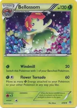 Bellossom 4/98 Uncommon XY Ancient Origins Pokemon Card LP - Image 1