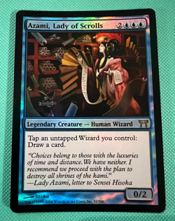 Foil - Azami, Lady of Scrolls - Champions of Kamigawa MTG - Magic - Foil - LP - Image 1