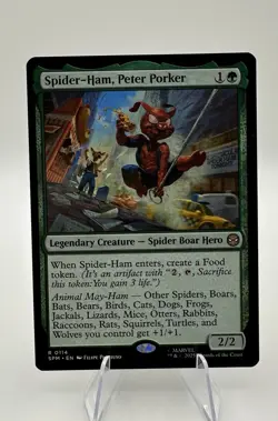 MTG - Spider-Ham, Peter Porker - SPM 0114 - Spiderman - Rare - Magic - Image 1