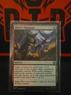 Rhino's Rampage - 141 - SPM - NM - MTG Magic the Gathering - Image 1