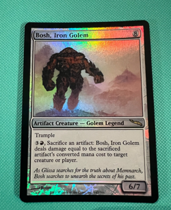 Foil - Bosh, Iron Golem - Mirrodin - MTG - Magic the Gathering - Foil - Image 1