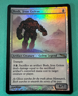 Foil - Bosh, Iron Golem - Mirrodin - MTG - Magic the Gathering - Foil - Image 2