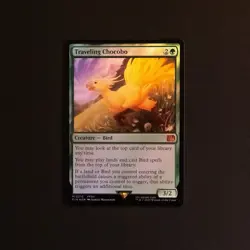 Traveling Chocobo Foil - 0210 - Final Fantasy - MTG - NM/M - Image 1