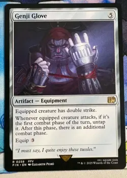 2025 MTG Final Fantasy Genji Glove #258 - Image 1