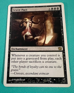 Grave Pact - 9th Edition - MTG - Magic the Gathering - Image 1